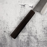 Yoshikane White 2 Nashiji K-tip Gyuto 210mm 不鏽鋼包覆烏木手柄