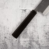 Yoshikane White 2 Nashiji 不鏽鋼包覆 Nakiri 165mm 黑檀木手柄