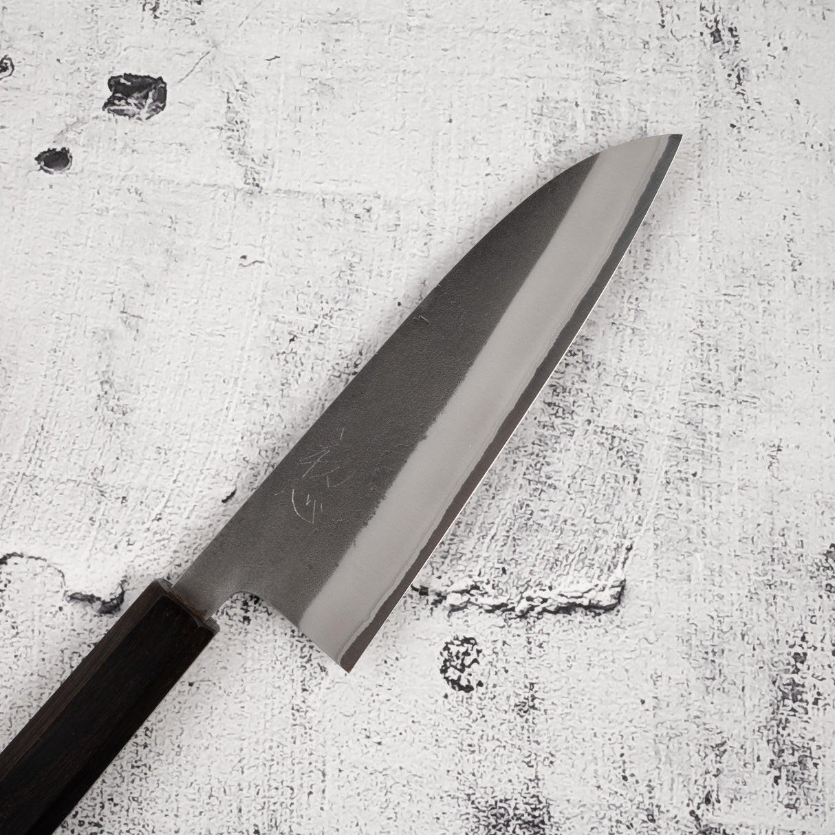 Hatsukokoro x Yoshikane White 2 Nashiji Santoku 170mm 不鏽鋼包覆烏木