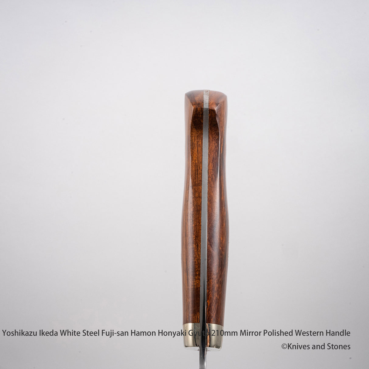 Yoshikazu Ikeda (池田美和) Honyaki Mt. Fuji Hamon 西洋牛刀 210mm 鐵木手柄