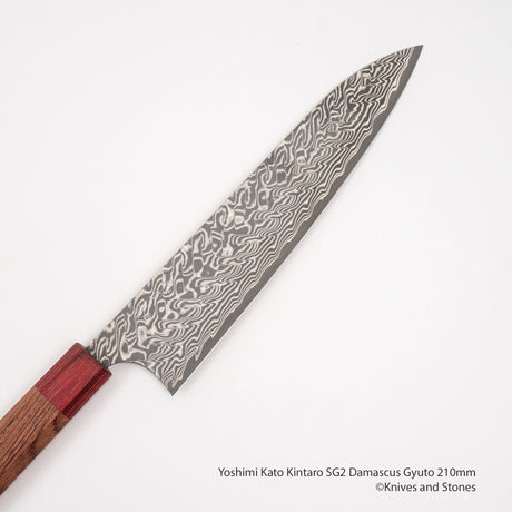 加藤吉美 金太郎 SG2 大馬士革牛刀 210mm