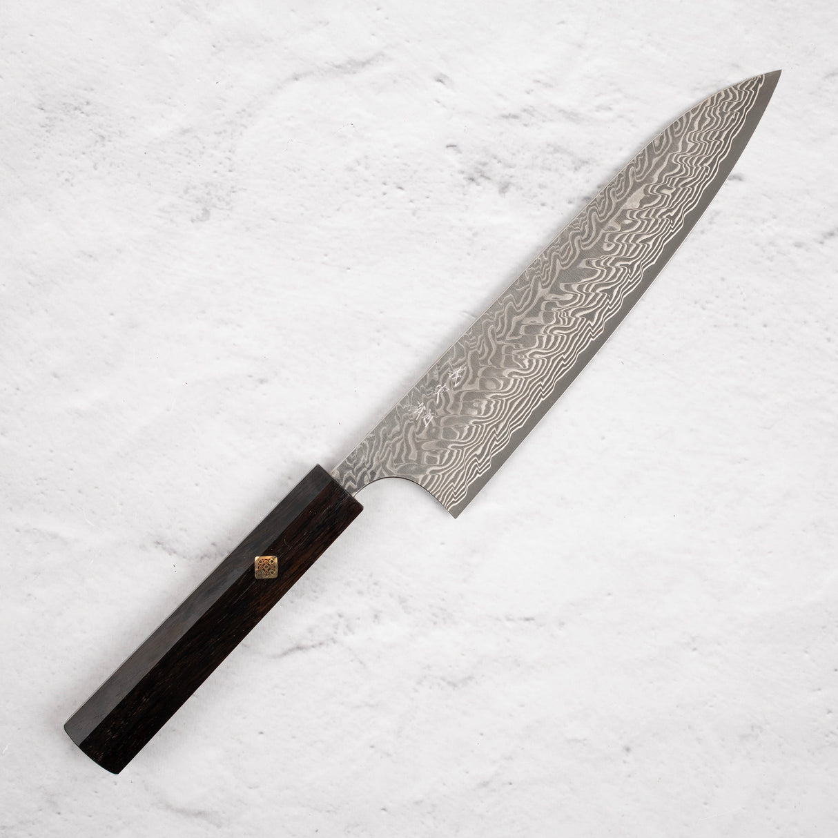 EOFY2025 SPECIAL: Yoshimi Kato Kintaro SG2 Damascus Gyuto 210mm, Ebony Handle and Wenge Saya