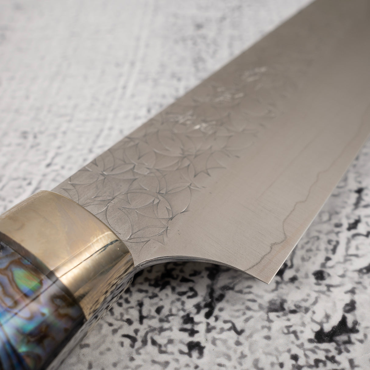 加藤義實 SG2 Minamo 小刀 150mm 珍珠母手柄