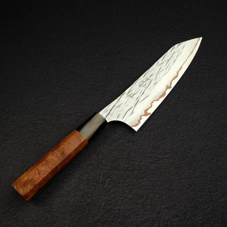 黑﨑打刃物 Raijin VG-10W 文化刀 165mm, with Knives and Stones 岩刃社 花梨瘤 Handle