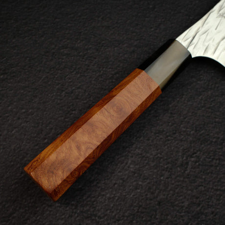 黑﨑打刃物 Raijin VG-10W 文化刀 165mm, with Knives and Stones 岩刃社 花梨瘤 Handle