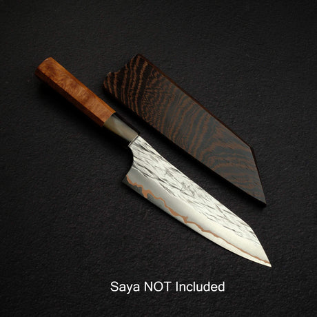 黑﨑打刃物 Raijin VG-10W 文化刀 165mm, with Knives and Stones 岩刃社 花梨瘤 Handle