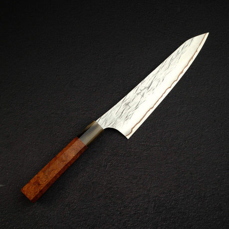 黑﨑打刃物 Raijin VG-10W 牛刀 210mm, with Knives and Stones 岩刃社 花梨瘤 Handle
