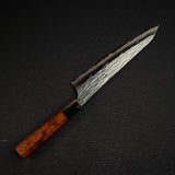 黑﨑打刃物 Raijin VG-10W 牛刀 210mm, with Knives and Stones 岩刃社 花梨瘤 Handle