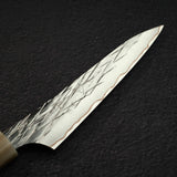 黑﨑打刃物 Raijin VG-10W 小刀 130mm, with Knives and Stones 岩刃社 花梨瘤 Handle