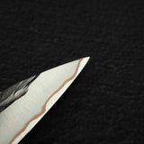 黑﨑打刃物 Raijin VG-10W 小刀 130mm, with Knives and Stones 岩刃社 花梨瘤 Handle