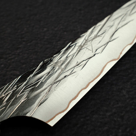黑﨑打刃物 Raijin VG-10W 小刀 130mm, with Knives and Stones 岩刃社 花梨瘤 Handle
