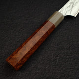 黑﨑打刃物 Raijin VG-10W 小刀 130mm, with Knives and Stones 岩刃社 花梨瘤 Handle