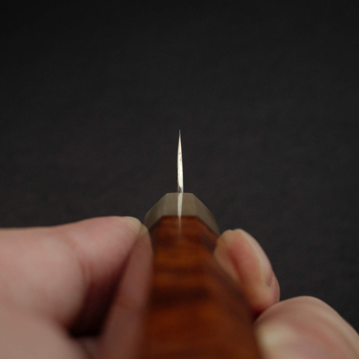 黑﨑打刃物 Raijin VG-10W 小刀 130mm, with Knives and Stones 岩刃社 花梨瘤 Handle