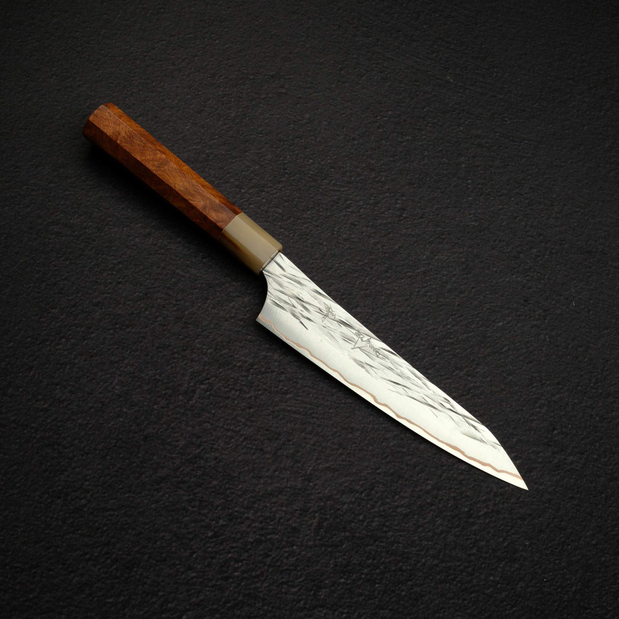 黑﨑打刃物 Raijin VG-10W 小刀 150mm, with Knives and Stones 岩刃社 花梨瘤 Handle
