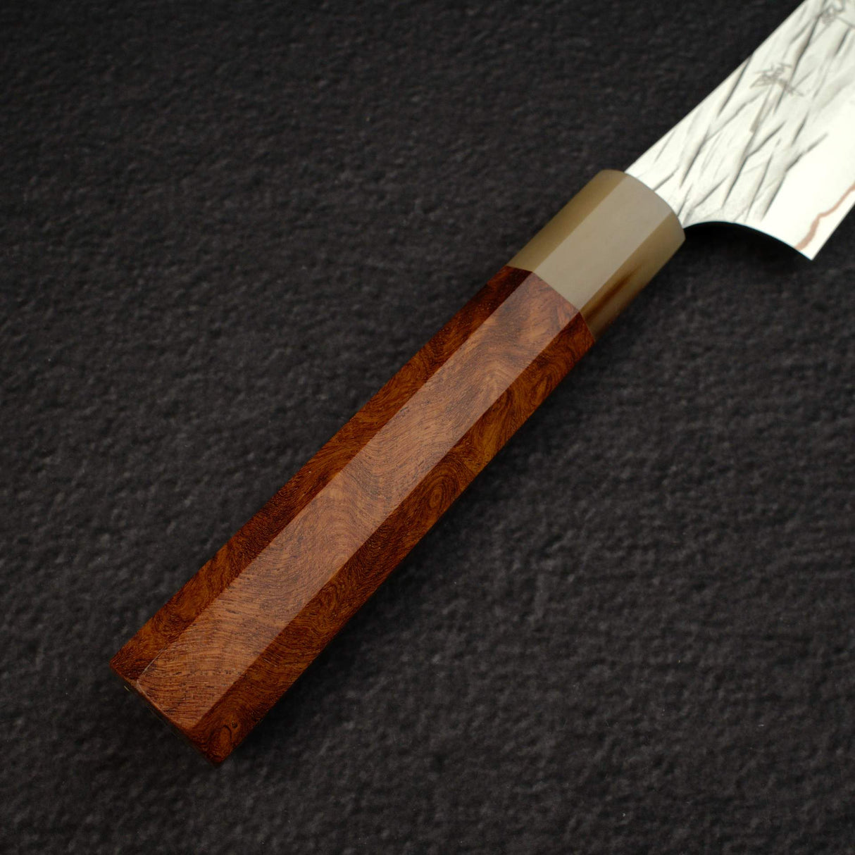黑﨑打刃物 Raijin VG-10W 小刀 150mm, with Knives and Stones 岩刃社 花梨瘤 Handle