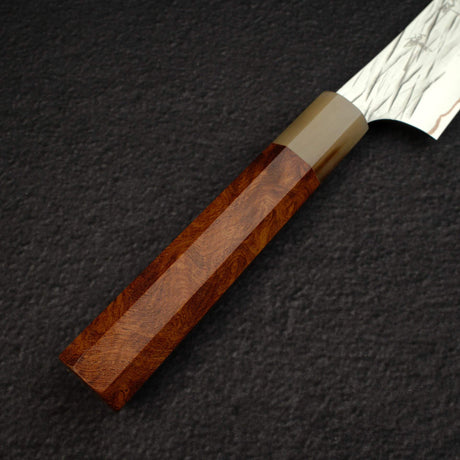 黑﨑打刃物 Raijin VG-10W 小刀 150mm, with Knives and Stones 岩刃社 花梨瘤 Handle