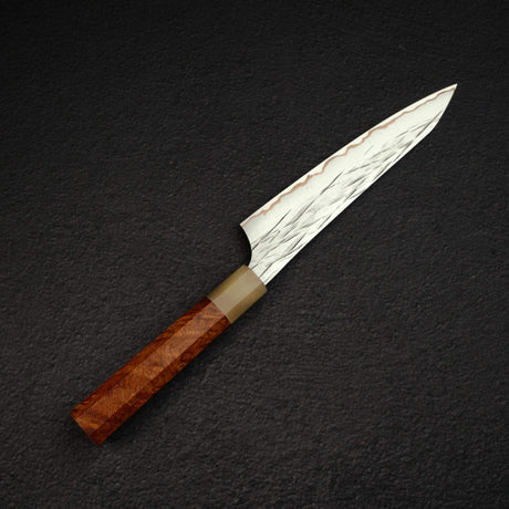 黑﨑打刃物 Raijin VG-10W 小刀 150mm, with Knives and Stones 岩刃社 花梨瘤 Handle