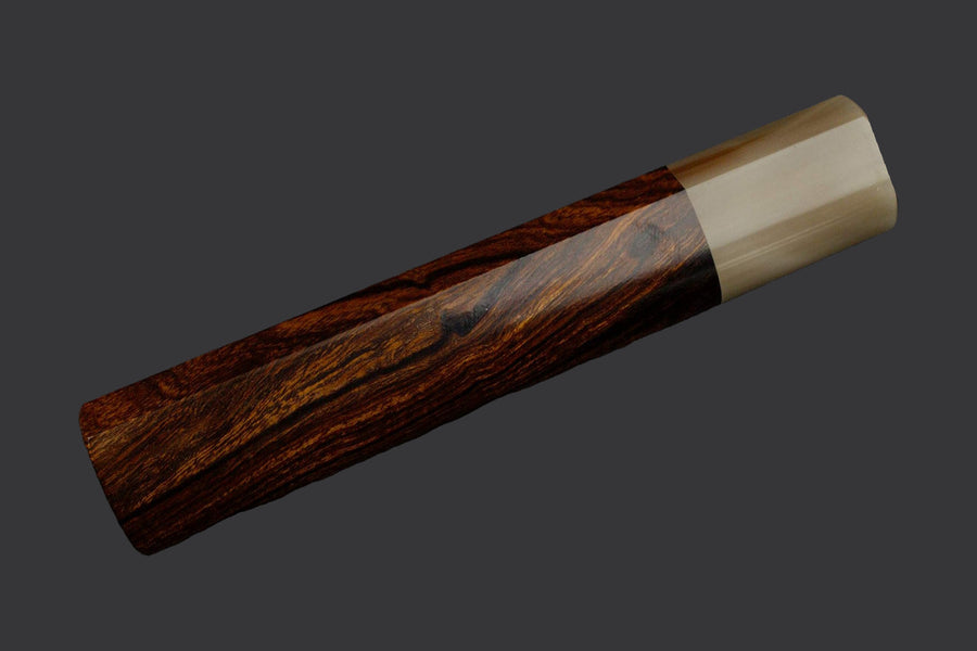 Heart-shaped 鐵木 Handle with Blonde Ferrule handle