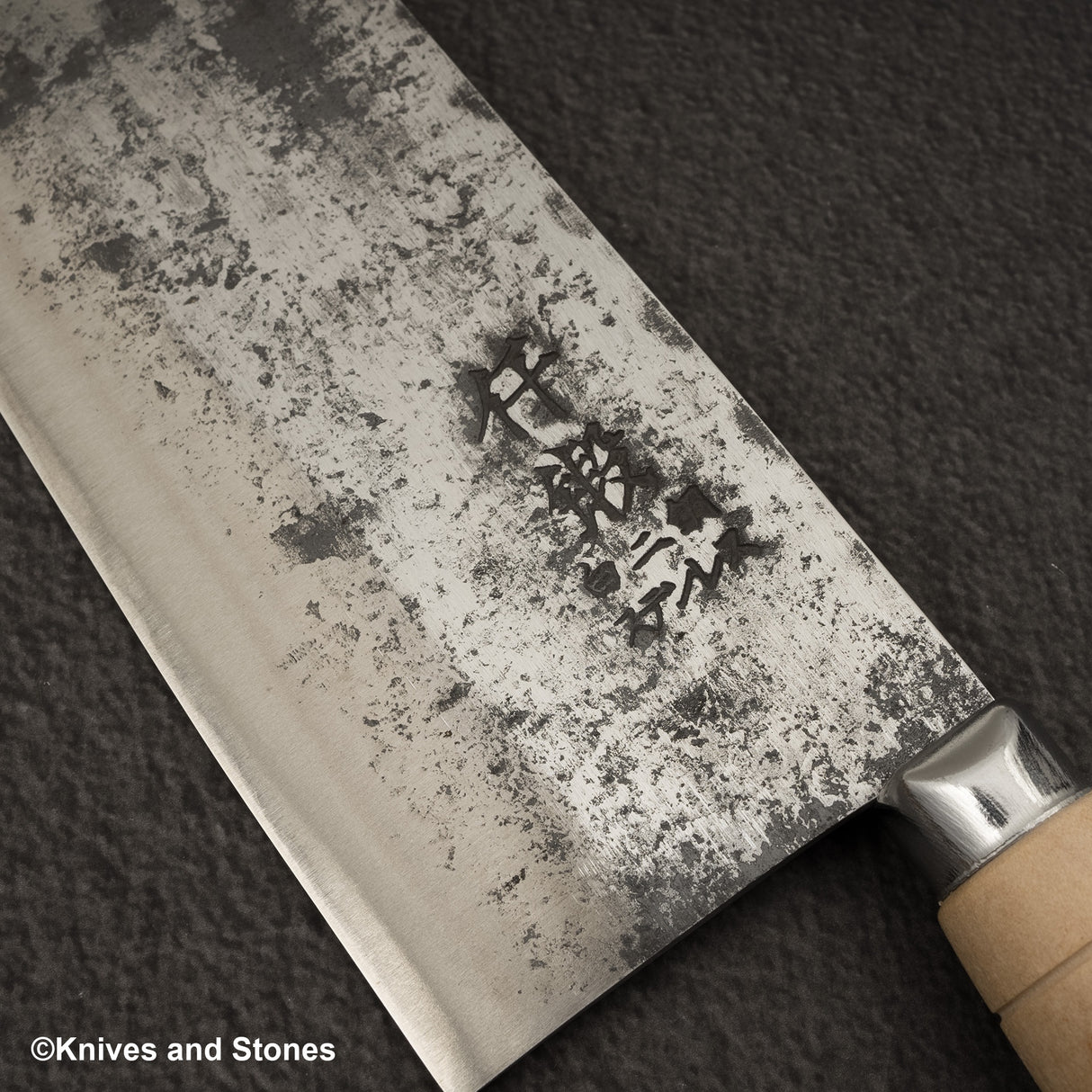 Hatsukokoro Sentan White 2 不鏽鋼包覆中國菜刀 175mm