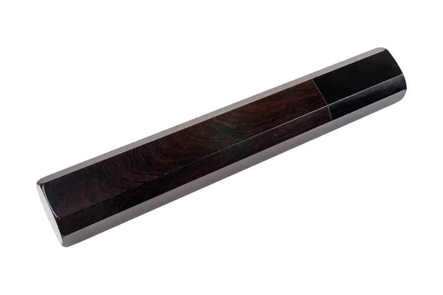 八角柄 黑檀木 黑色牛角柄箍 handle