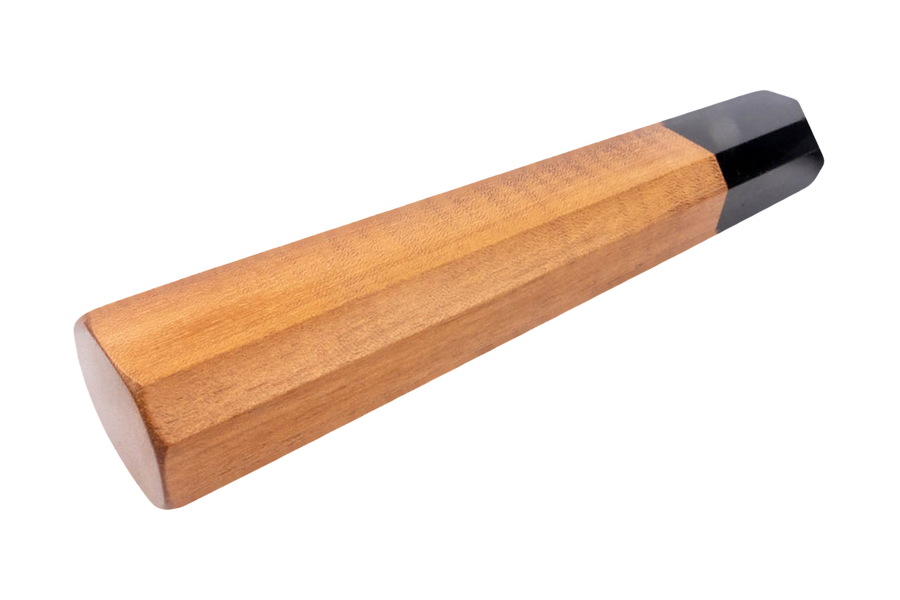 八角柄 柚木 黑色柄箍 handle