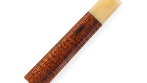 K&S Custom Octagonal Snakewood Handle with Blonde/Marble Ferrule