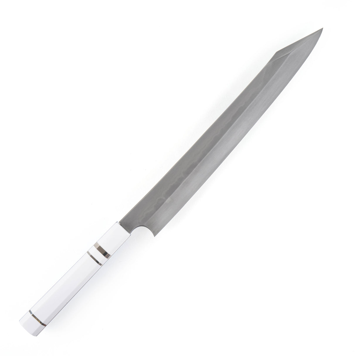 Nigara White 1 Honyaki Kirisuke Yanagiba 300mm 附八角形可麗耐手柄