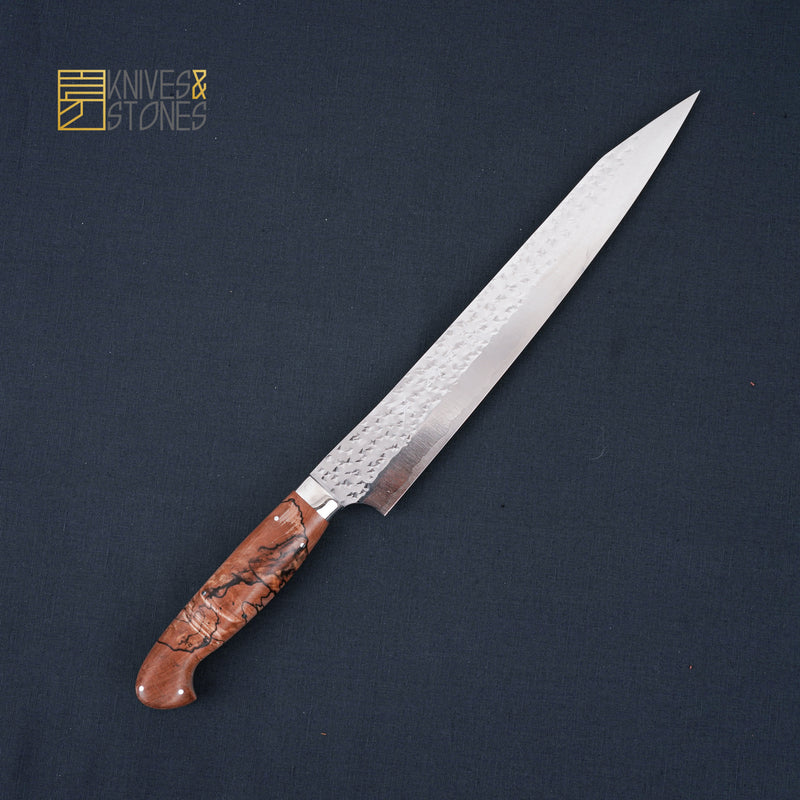 Knives and Stones 岩刃社 特別版 黑崎 閃光 SG2/R2 切付 筋引 240mm，附西式柄及免費刀鞘 SP3