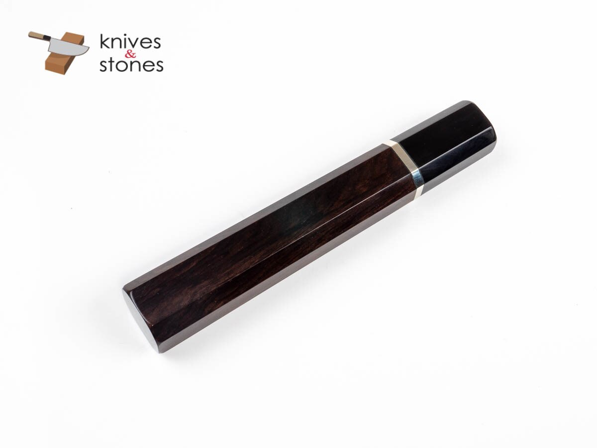 K&S Custom Ebony, Black Horn Ferrule Single Spacer WA handle