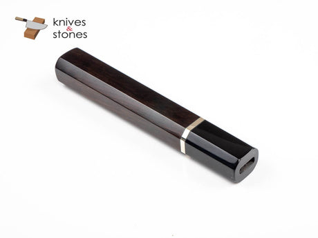 K&amp;S 訂製黑檀木，黑角套圈單墊片 WA 手柄
