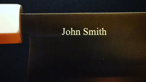 Name Engraving for Knife < $200