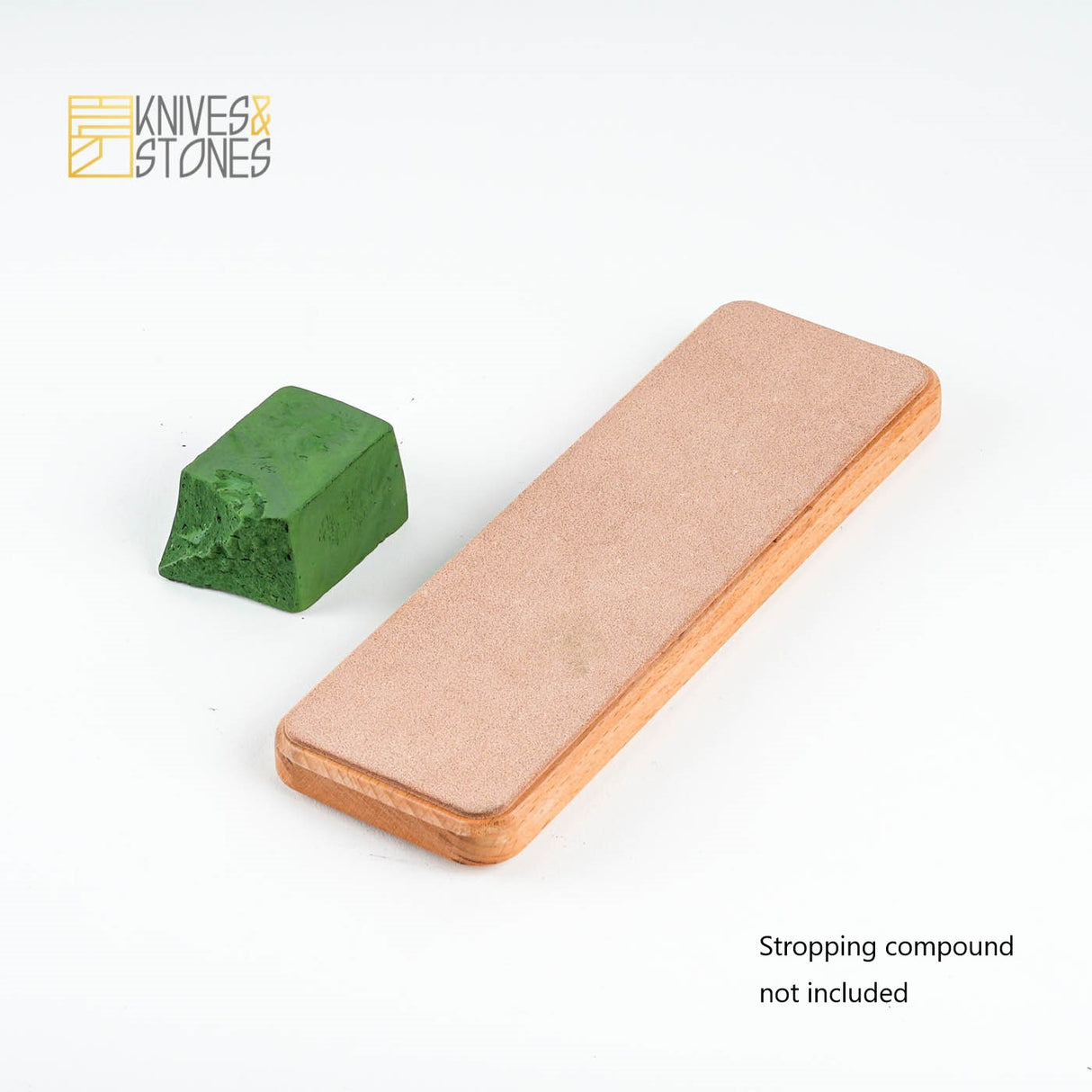 K&amp;S 磁性皮革磨刀帶 24cm x 8cm - 中等粗度