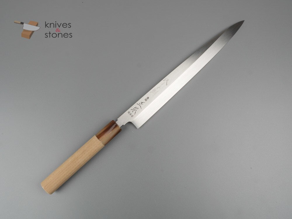 Masamoto Sohonten Honyaki (HS, White 2) 柳葉 270 毫米