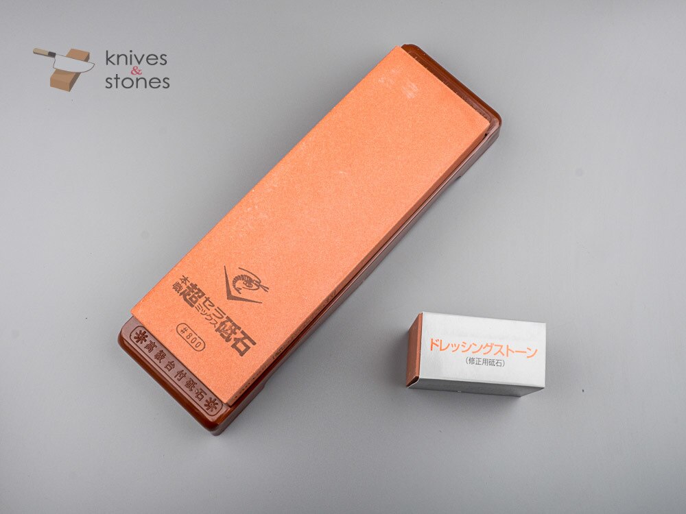 Naniwa Chosera 800 粒度日本水磨石（附支架）