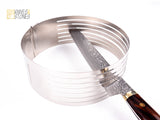 Cakeland 可調式蛋糕切片器慕斯圈 15 至 18 公分 TigerCrown 出品