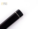 K&amp;S 訂製黑檀木、黑角三重間隔 WA 手柄