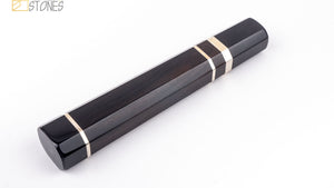 K&S Custom Ebony, Black Horn Triple Spacer WA handle