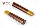 K&S Heart Shaped Snakewood Blonde Horn Handle