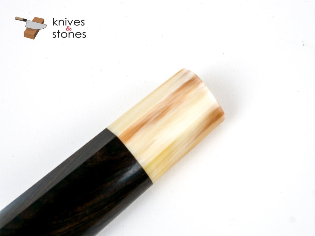 K&amp;S 心形烏木金色牛角柄