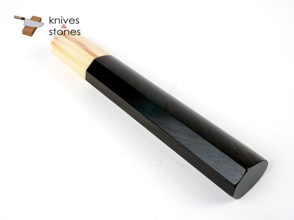 K&amp;S 心形烏木金色牛角柄