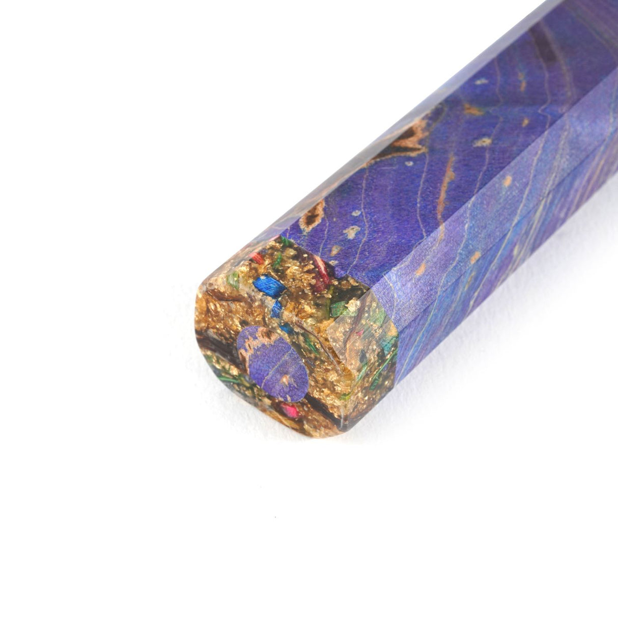 K&S Custom Purple-coloured WA Handle with Acrylic Ferrule