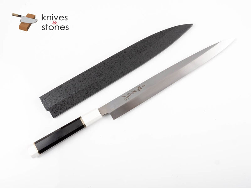 堺孝行 GinRyu (銀龍) - 瑞典鋼本燒柳刃搭配 Corian 刀柄