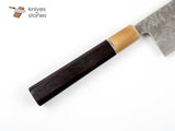 K&S Custom Ebony, Blonde - Marble Horn Ferrule Single Spacer WA handle