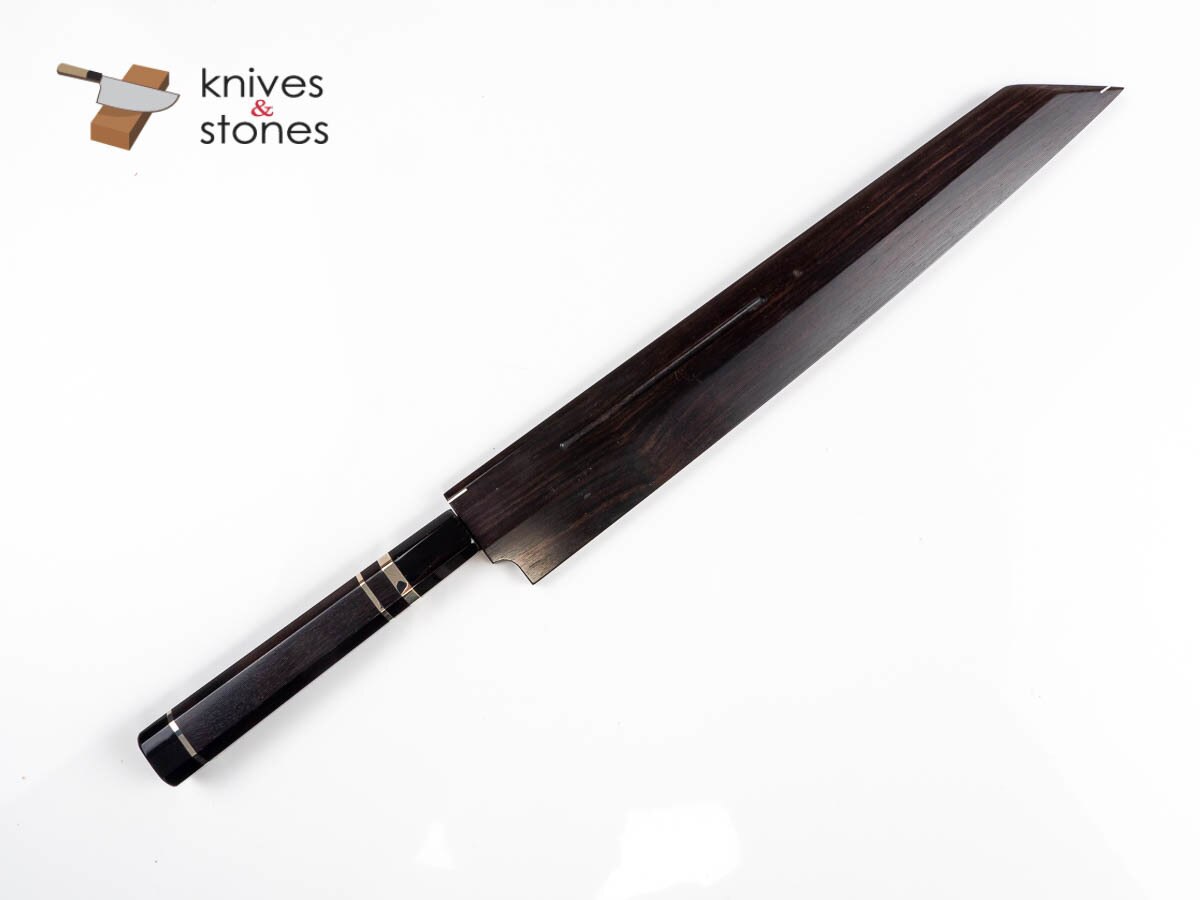 K&amp;S 訂製黑檀木把手和 Saya 套裝