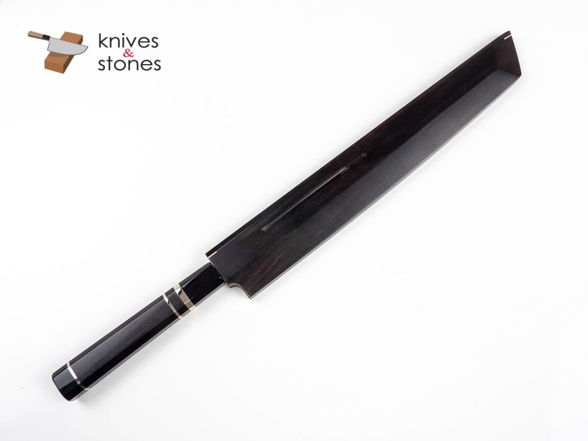 K&amp;S 訂製黑檀木把手和 Saya 套裝