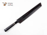 K&amp;S 訂製黑檀木把手和 Saya 套裝