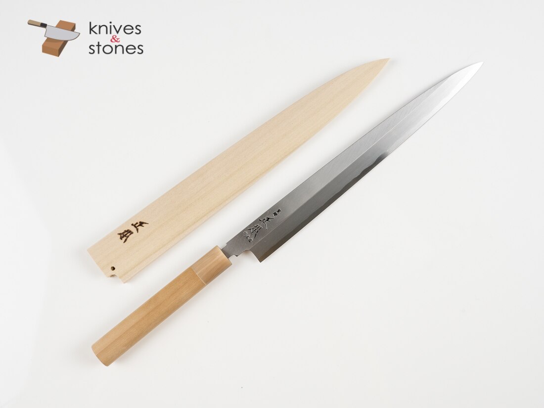 正本總本店KI（本霞白一）柳刃 330mm 附鞘